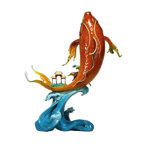 GUERNSEY Statuen-Ornament zum Anziehen von Reichtum Home Bronze Fisch Ornamente Wohnzimmer Handgemachte Statue Vitrine Büro Desktop Dekoration Handwerk Reichtumsdekor GUERNSEY Statuen-Ornament zum Anziehen von Reichtum Home Bronze Fisch Ornamente Wohnzimmer Handgemachte Statue Vitrine Büro Desktop Dekoration Handwerk Reichtumsdekor von GUERNSEY