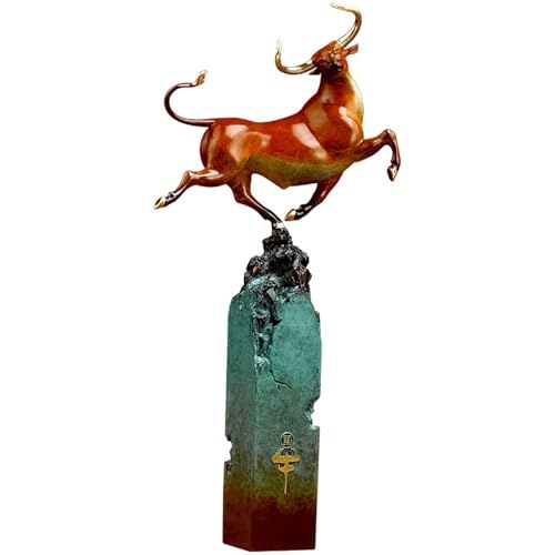 GUERNSEY Statuen-Ornament zum Anziehen von Reichtum Home Bronze Kuh Ornamente Wohnzimmer Handgemachte Statue Vitrine Büro Desktop Dekoration Auspicious Handwerk Reichtumsdekor GUERNSEY Statuen-Ornament zum Anziehen von Reichtum Home Bronze Kuh Ornamente Wohnzimmer Handgemachte Statue Vitrine Büro Desktop Dekoration Auspicious Handwerk Reichtumsdekor von GUERNSEY