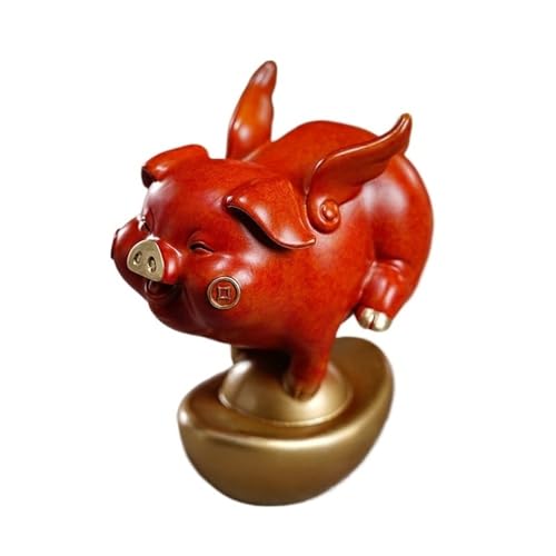GUERNSEY Statuen-Ornament zum Anziehen von Reichtum Home Bronze Skulptur Schwein Desktop Ornamente Kunsthandwerk Wohnzimmer Handgemachte Statue Dekoration Büro Vitrine Reichtumsdekor GUERNSEY Statuen-Ornament zum Anziehen von Reichtum Home Bronze Skulptur Schwein Desktop Ornamente Kunsthandwerk Wohnzimmer Handgemachte Statue Dekoration Büro Vitrine Reichtumsdekor von GUERNSEY