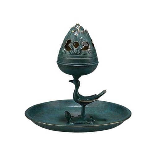 GUERNSEY Statuen-Ornament zum Anziehen von Reichtum Kreative Kupfer Desktop Weihrauch Brenner Ornamente Hause Wohnzimmer Eingang Handwerk Büro Handgemachte Statue Dekorationen Reichtumsdekor von GUERNSEY