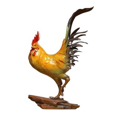 GUERNSEY Statuen-Ornament zum Anziehen von Reichtum Kreative Kupfer Hahn Desktop Ornamente Hause Wohnzimmer Handgemachte Statue Büro Vitrine Dekorative Handwerk Reichtumsdekor GUERNSEY Statuen-Ornament zum Anziehen von Reichtum Kreative Kupfer Hahn Desktop Ornamente Hause Wohnzimmer Handgemachte Statue Büro Vitrine Dekorative Handwerk Reichtumsdekor von GUERNSEY