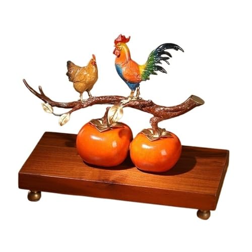 GUERNSEY Statuen-Ornament zum Anziehen von Reichtum Kreative Kupfer Persimmon Hahn Ornamente Home Wohnzimmer Desktop Handwerk Büro Vitrine Handgemachte Statuen Reichtumsdekor GUERNSEY Statuen-Ornament zum Anziehen von Reichtum Kreative Kupfer Persimmon Hahn Ornamente Home Wohnzimmer Desktop Handwerk Büro Vitrine Handgemachte Statuen Reichtumsdekor von GUERNSEY