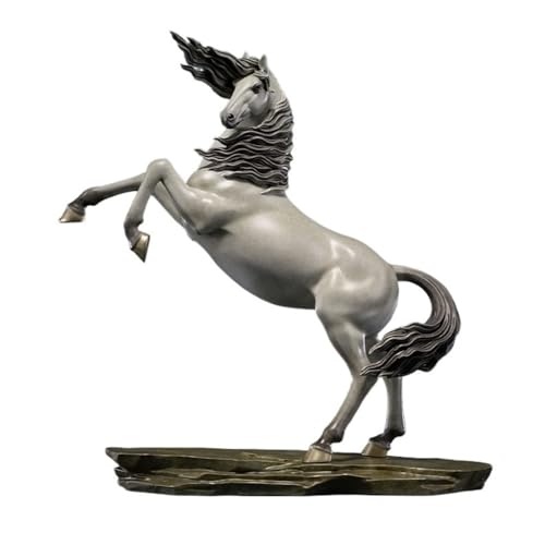 GUERNSEY Statuen-Ornament zum Anziehen von Reichtum Kreative Kupfer Pferd Desktop Ornamente Hause Wohnzimmer Büro Handgemachte Statue Dekoration Handwerk Reichtumsdekor von GUERNSEY