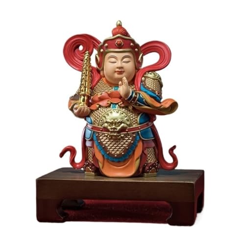 GUERNSEY Statuen-Ornament zum Anziehen von Reichtum Kreative farbige Kupfer-Buddha-Statue, Ornamente, for Zuhause, Wohnzimmer, Büro, Schreibtisch-Dekoration, chinesisches Kunsthandwerk Reichtumsdekor GUERNSEY Statuen-Ornament zum Anziehen von Reichtum Kreative farbige Kupfer-Buddha-Statue, Ornamente, for Zuhause, Wohnzimmer, Büro, Schreibtisch-Dekoration, chinesisches Kunsthandwerk Reichtumsdekor von GUERNSEY