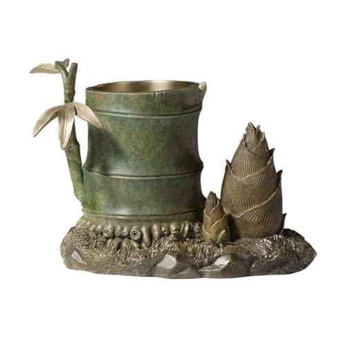 GUERNSEY Statuen-Ornament zum Anziehen von Reichtum Kupfer Studie Stift Halter Hause Wohnzimmer Büro Desktop Ornamente Handgemachte Statue Dekoration Handwerk Reichtumsdekor von GUERNSEY