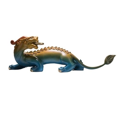 GUERNSEY Statuen-Ornament zum Anziehen von Reichtum Vintage Kupfer Desktop Glück Ornamente Hause Wohnzimmer Handgemachte Statuen Büro Dekorationen Handwerk Reichtumsdekor von GUERNSEY