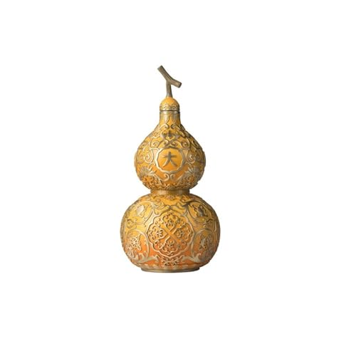 GUERNSEY Statuen-Ornament zum Anziehen von Reichtum Vintage Kupfer Desktop Kürbis Ornamente Hause Wohnzimmer Handgemachte Statue Büro Dekoration Handwerk Reichtumsdekor von GUERNSEY