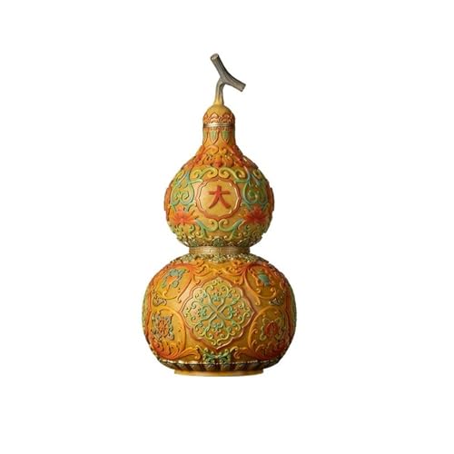 GUERNSEY Statuen-Ornament zum Anziehen von Reichtum Vintage Kupfer Desktop Kürbis Ornamente Hause Wohnzimmer Handgemachte Statue Büro Dekoration Handwerk Reichtumsdekor von GUERNSEY