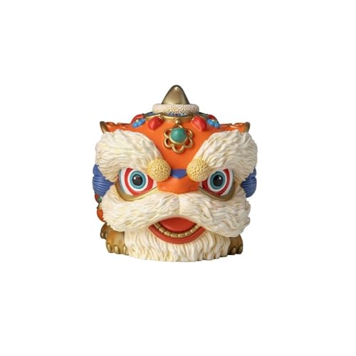 GUERNSEY Statuen-Ornament zum Anziehen von Reichtum Vintage Kupfer Desktop Lion Ornamente Hause Wohnzimmer Büro Handgemachte Statue Dekoration Handwerk Reichtumsdekor von GUERNSEY