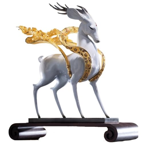 GUERNSEY Statuen-Ornament zum Anziehen von Reichtum Vintage Kupfer Hirsch Ornamente Hause Dekoration Kreative Schreibtisch Desktop Wohnzimmer Eingang Büro Bronze Statue Reichtumsdekor GUERNSEY Statuen-Ornament zum Anziehen von Reichtum Vintage Kupfer Hirsch Ornamente Hause Dekoration Kreative Schreibtisch Desktop Wohnzimmer Eingang Büro Bronze Statue Reichtumsdekor von GUERNSEY