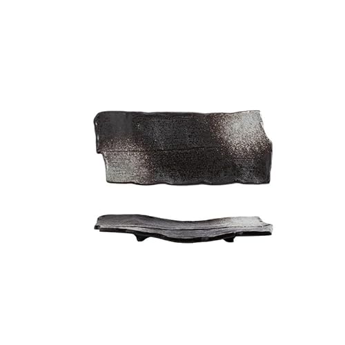 Snack-Schalen Keramikplatte Große Größe Abendessen Platte Sushi Kreative Rechteckige Flache Snack- und Dipschalen von GUERNSEY