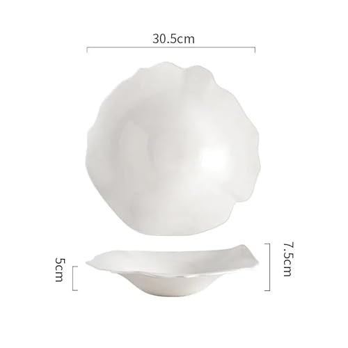 Snack-Schalen Kreative Keramik Suppenteller Restaurant Tiefe Teller Dessertteller Pastateller Salatteller Snack- und Dipschalen Snack-Schalen Kreative Keramik Suppenteller Restaurant Tiefe Teller Dessertteller Pastateller Salatteller Snack- und Dipschalen von GUERNSEY