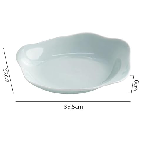 Snack-Schalen Kreative Keramik Tiefe Platte Restaurant Dicken Suppe Dessert Salat Snack Snack- und Dipschalen von GUERNSEY
