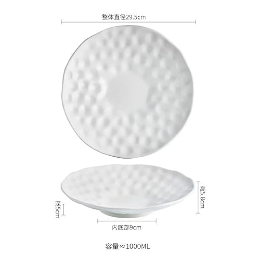 Snack-Schalen Kreative Keramik Tiefe Platte Salat Dessert Pasta Snack- und Dipschalen von GUERNSEY