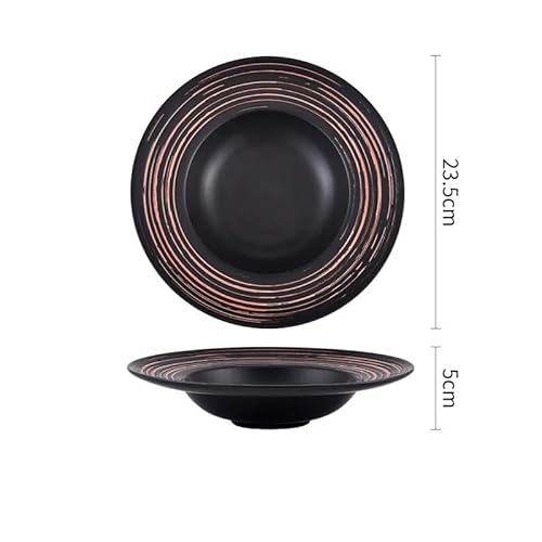 Snack-Schalen Teller Keramik Haushaltssalat Suppenteller Kreative Westernplatte Pastateller Snack- und Dipschalen Snack-Schalen Teller Keramik Haushaltssalat Suppenteller Kreative Westernplatte Pastateller Snack- und Dipschalen von GUERNSEY