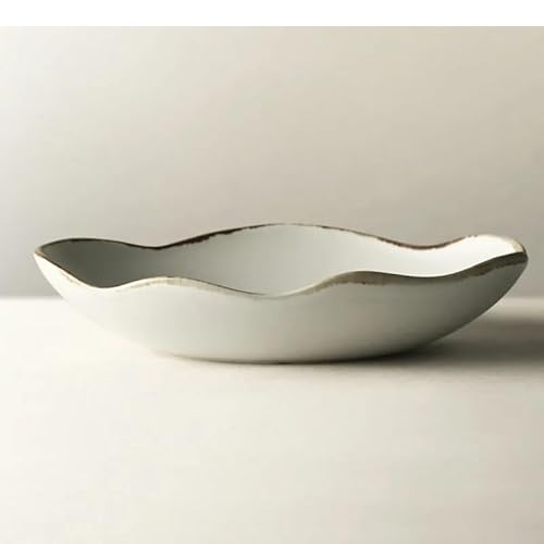 Snack-Schalen Vintage Keramik Tiefe Platte Salat Suppe Fisch Dessert Restaurant Snack- und Dipschalen von GUERNSEY