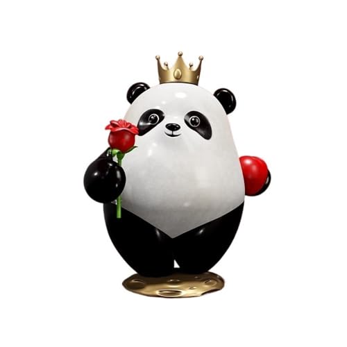 Statuen-Ornament zum Anziehen von Reichtum Home Bronze Panda Ornamente Wohnzimmer Handgemachte Statue Vitrine Büro Desktop Dekoration Sternzeichen Handwerk Reichtumsdekor von GUERNSEY