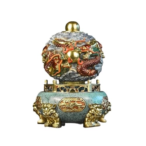 Statuen-Ornament zum Anziehen von Reichtum Vollkupfer-Qiankun-Ofen mit neun Windungen und Drachenmuster, Dreibein-Ornamente, chinesische Heimdekoration, Kunsthandwerk, Füllhorn Reichtumsdekor Statuen-Ornament zum Anziehen von Reichtum Vollkupfer-Qiankun-Ofen mit neun Windungen und Drachenmuster, Dreibein-Ornamente, chinesische Heimdekoration, Kunsthandwerk, Füllhorn Reichtumsdekor von GUERNSEY