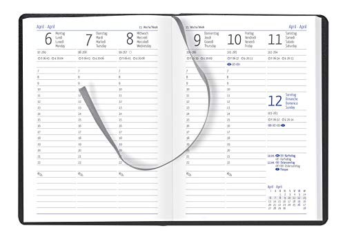 GÜSS Taschenkalender, 1 Woche = 2 Seiten, DIN A6 von GÜSS
