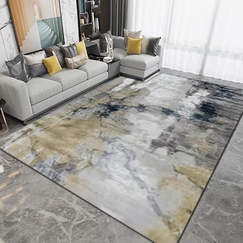 GUGJHFVH Teppich Küche Innen Eingang Fußmatte, Waschbar Teppich Für Haustür Flur Büro Robust rutschfest Abstrakter Tintenstil Grau, 60 x 90 cm GUGJHFVH Teppich Küche Innen Eingang Fußmatte, Waschbar Teppich Für Haustür Flur Büro Robust rutschfest Abstrakter Tintenstil Grau, 60 x 90 cm von GUGJHFVH