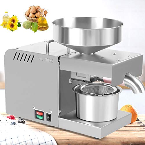 GUHPZA 3-6 Kg/H Ölpresse Maschine Kalt-/Heißpresse Automatischer Ölextraktor Home Commercial Oil Expeller Edelstahl Hohe Ölausbeute, für Erdnuss-Kokos-Olive usw GUHPZA 3-6 Kg/H Ölpresse Maschine Kalt-/Heißpresse Automatischer Ölextraktor Home Commercial Oil Expeller Edelstahl Hohe Ölausbeute, für Erdnuss-Kokos-Olive usw von GUHPZA