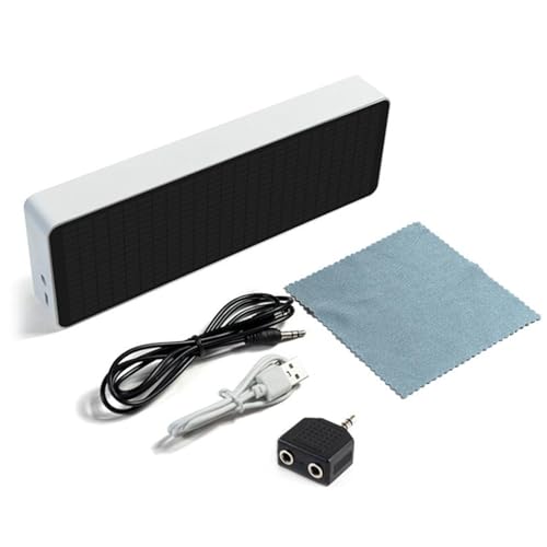 GUHPZA Led-Musikspektrumuhr, Audio-Rhythmusspektrumanalysator, Mit 20 Dynamischen 7-Farben-Dimmen, Sprachgesteuertem 1624-Segment-Rhythmuslicht Für Das Auto-Spielzimm,C GUHPZA Led-Musikspektrumuhr, Audio-Rhythmusspektrumanalysator, Mit 20 Dynamischen 7-Farben-Dimmen, Sprachgesteuertem 1624-Segment-Rhythmuslicht Für Das Auto-Spielzimm,C von GUHPZA
