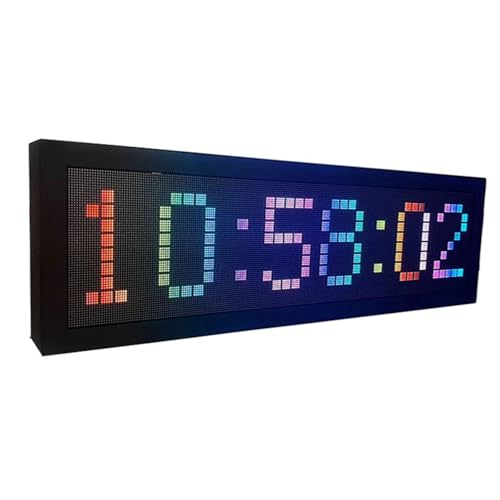 GUHPZA Musikspektrumuhr, Digitaler Led-Wecker, Audiospektrumanalysator, Mit Pegelanzeige, Dimmbar, Mit Sprachsensor, Für Das Heimspielzimmer von GUHPZA