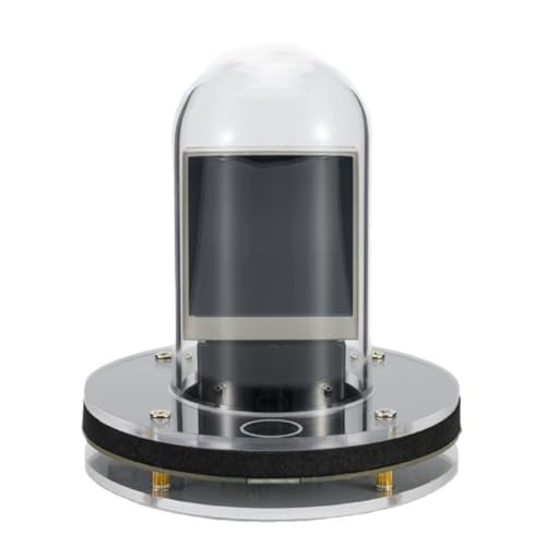 GUHPZA Röhrenuhr, RGB-Digitaluhr, Intelligente WLAN-Wetterstation, Mit Elektronischer Albumfunktion, 12 24 Stunden, Für Die Desktop-Dekoration Im Home Office von GUHPZA
