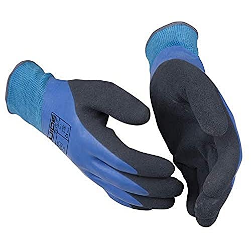 Handschuh GUIDE 585 10 Vollständig getauchte, wasserfeste Handschuhe mit doppel-eintauchbacher Handfläche von GUIDE