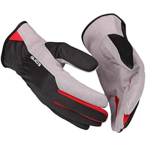 Handschuh GUIDE 761 9 Weicher und luftiges Arbeitshandschuh mit Kunstleder für die Handfläche und Polyesterrücken. Der Handschuh hat eine kurze Öffnung die das An- und Ausziehen erleichtert von GUIDE