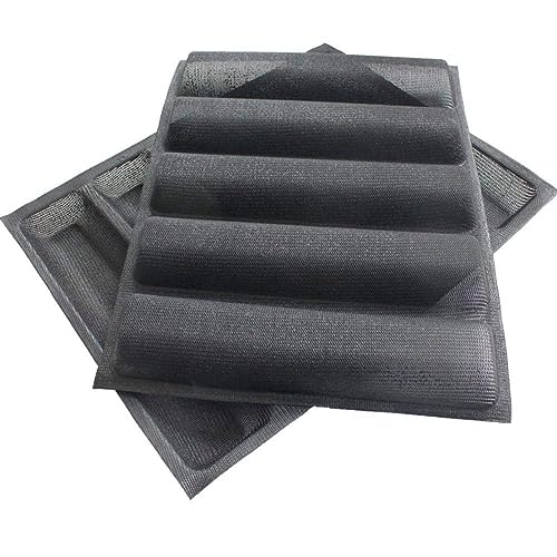 2 x perforierte Silikon-Backformen, Sandwichform, 5 x Antihaft-Backformen von GUIJIALY