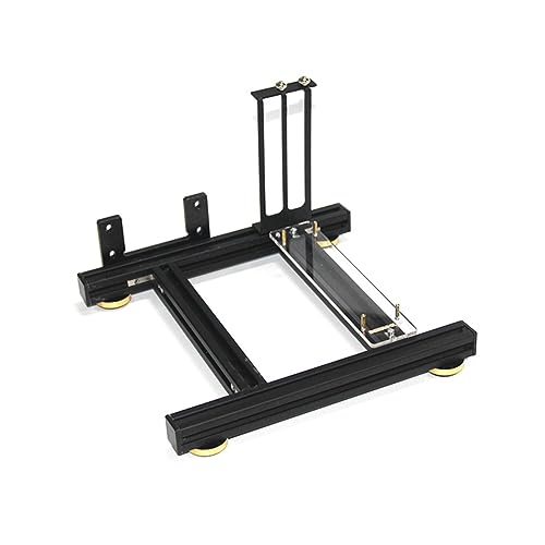 1 x Upgrade GPU + PSU Halter DIY Externe Grafikkartenregal Aluminiumlegierung mit Netzteilbasis für ATX PSU Aluminium Support Dock von GUIJIALY
