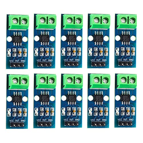 10 STÜCKE 5A Bereich Stromsensor ACS712 Leistungssensorplatine (5A) von GUIJIALY
