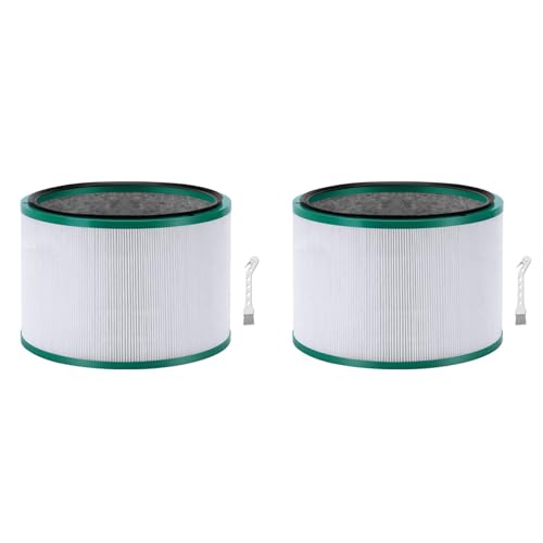 GUIJIALY 2X Filter für Pure Cool HP03 DP01 DP03 Desktop Luft Reiniger & HP00 HP01 HP02 Pure Hot, Cooler Link Lüfter Reinigen von GUIJIALY