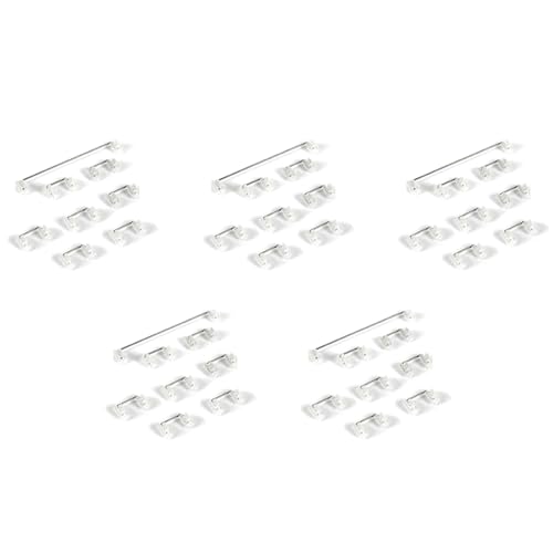 GUIJIALY 5X Mechanische Tastatur Kirsche Mx Switch Stabilisator mit Platinenmontage Klares Transparentes Gehäuse 6.25U Modifier Schlüssel Stabilizer von GUIJIALY