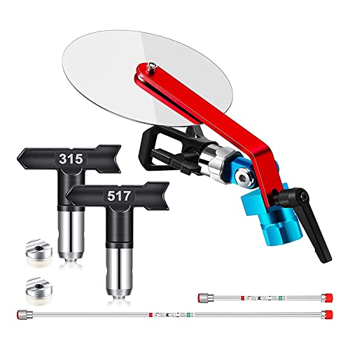 GUIJIALY 7-Teiliges SprüHfüHrungs-ZubehöRwerkzeug Airless-FarbspritzfüHrung KantensprüHwerkzeug für Airless-Farbspritzlackierung von GUIJIALY