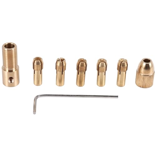 8-tlg 0.5-3mm Bohrfutter Spannzangen Satz Schnellspannfutter fuer Mini Werkzeuge von GUIJIALY