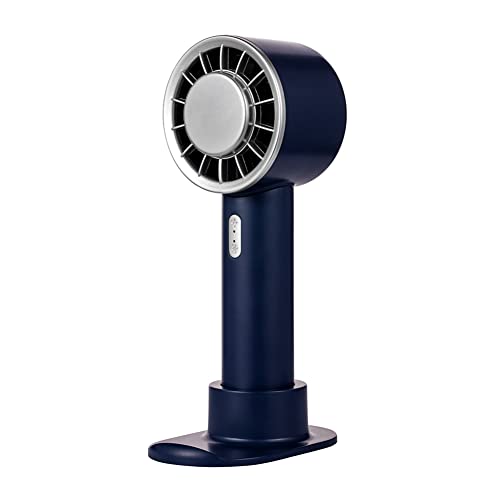 Handventilator Luftkühler Außenventilator Halbleiter Kühlung 2200mAh USB Wiederaufladbar Marineblau von GUIJIALY