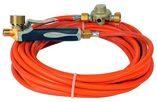 Lötkolben Set - Lötlampe mit Piezozündung - Dachrinnen Lötset - Schweißbrenner - Lötzubehör - Set aus 2-Komponenten Handgriff + 10m Schlauch + Druckminderer 4 bar - EXPRESS Lötkolben Set - Lötlampe mit Piezozündung - Dachrinnen Lötset - Schweißbrenner - Lötzubehör - Set aus 2-Komponenten Handgriff + 10m Schlauch + Druckminderer 4 bar - EXPRESS von Express