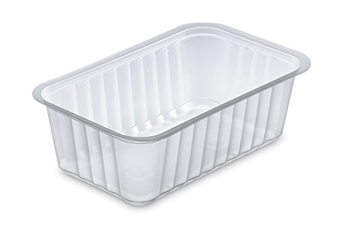 GUILLIN – alphacel mcl760tp Pack von 6 Beutel 100 Aluminiumschalen scellable, Kunststoff, transparent, 17,7 x 11.3 x 5.7 cm von GUILLIN