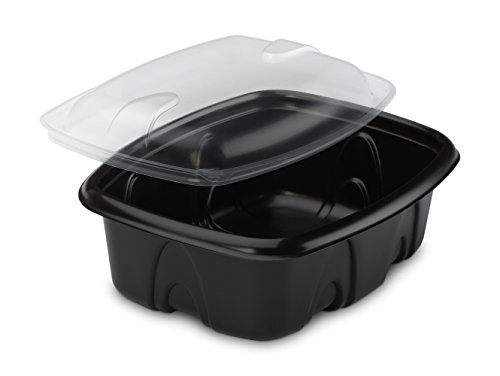 GUILLIN bcknp371 Karton-Box Deckel Micro ondable, Kunststoff, schwarz, 14 x 10,9 x 4,5 cm von GUILLIN