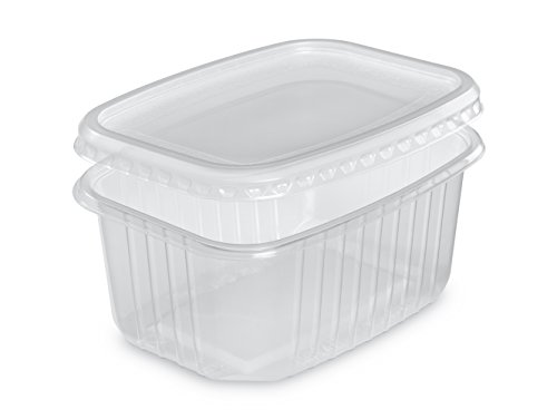 GUILLIN bcpp0200 Karton Box transparent mikrowellengeeignet zu Deckel unabhängigen, Kunststoff, transparent, 8,2 x 10,8 x 4,4 cm von GUILLIN