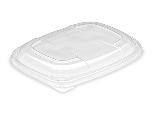 GUILLIN covcook1000tp Karton Deckel Micro ondable für warme Box mit Boden, Kunststoff, transparent, 21,5 x 17 x 2 cm von GUILLIN