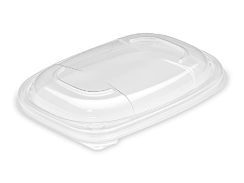 GUILLIN covcook600tp Karton Deckel Micro ondable für warme Box mit Boden, Kunststoff, transparent, 19 x 14 x 2 cm von GUILLIN