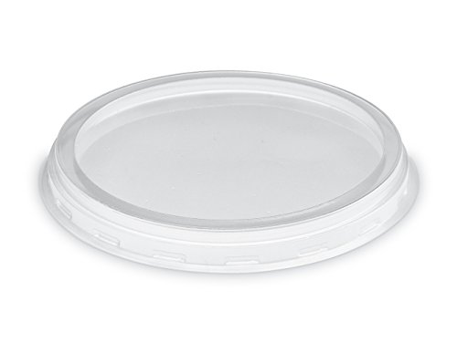 GUILLIN covp1000tph13 Karton Deckel transparent, für Pflanzgefäß, rund, Kunststoff, transparent, 12 x 12 x 1,3 cm von GUILLIN