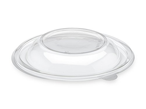 GUILLIN covsl1000 Karton Deckel für Salatschüssel rund 750 oder 1000 cc, Kunststoff, transparent, 18,7 x 18,7 x 2,7 cm von GUILLIN