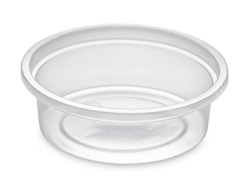 GUILLIN – delipack pots50 C Pack 10 Beutel von 100 Übertöpfe Hat Sauce Recht, Kunststoff, transparent, 7 x 7 x 2.20 cm von GUILLIN