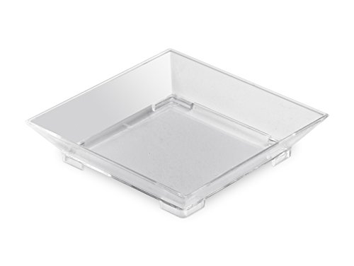 GUILLIN kare60 C Karton 511508-Quadratische Form, Kunststoff, transparent, 6 x 6 x 1,4 cm von GUILLIN