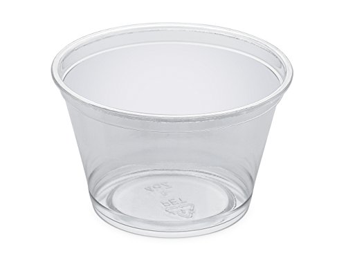 GUILLIN pot120 C Karton Topf Soßenlöffel Kristall Evase, Kunststoff, transparent, 7,4 x 7,4 x 4,5 cm von GUILLIN