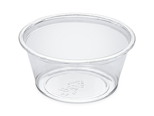 GUILLIN pot60 C Karton Topf Soßenlöffel Kristall Evase, Kunststoff, transparent, 6,2 x 6,2 x 3 cm von GUILLIN